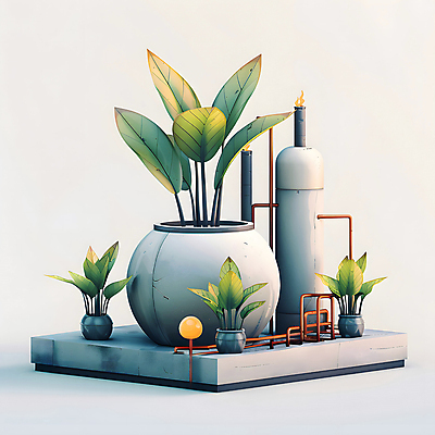 JPG 식물 편집이미지 디자인 산업 화분 백그라운드 잎 공장 추상 미래 사람없음 3D 자연보호 깨끗함 그린에너지 디지털합성 모던 시설 친환경 편집소스 편집3D AI컴퓨터그래픽 AI콘텐츠 컨셉 무늬 공업 자연 환경 에너지 보호 파일형식