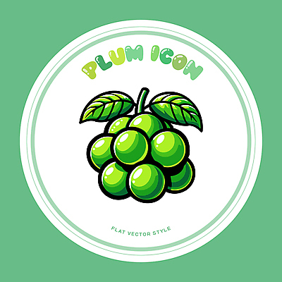 아이콘 나뭇잎 건강 사람없음 연두색 신선 매실 2D아이콘 AI파일 잎 초록색 파일형식 벡터