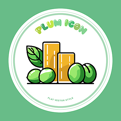 아이콘 음료 나뭇잎 건강 사람없음 컵 연두색 노란색 주스 신선 매실 매실청 2D아이콘 AI파일 식기 컬러 잎 초록색 파일형식 벡터 과일청