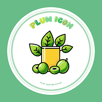 아이콘 음료 단면 나뭇잎 건강 사람없음 컵 연두색 노란색 주스 신선 매실 매실청 2D아이콘 AI파일 식기 컬러 잎 초록색 파일형식 벡터 과일청