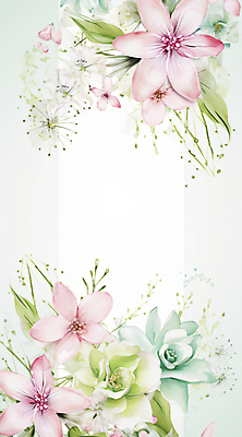 JPG 잎 일러스트 봄꽃 프레임 사람없음 합성 민들레홀씨 카피스페이스 국내일러스트 AI일러스트 AI콘텐츠 식물 꽃 봄 공백 민들레 파일형식