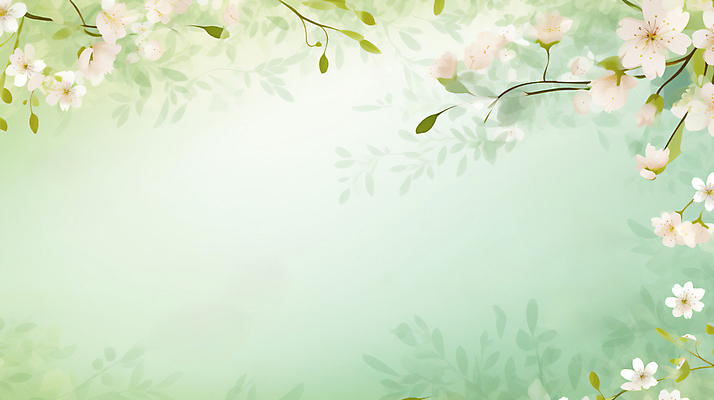 JPG 잎 일러스트 봄꽃 프레임 사람없음 나뭇가지 합성 카피스페이스 국내일러스트 AI일러스트 AI콘텐츠 나무 식물 꽃 봄 공백 파일형식