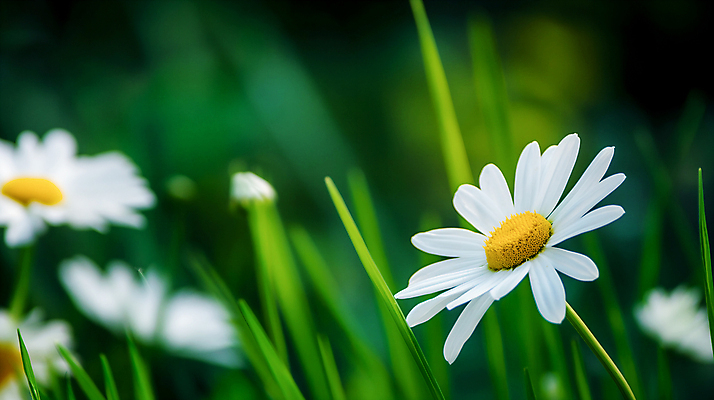 JPG 편집이미지 백그라운드 꽃밭 자연 사람없음 봄 풀 데이지 편집실사 AI포토 AI콘텐츠 식물 계절 꽃 CG 생태계 파일형식