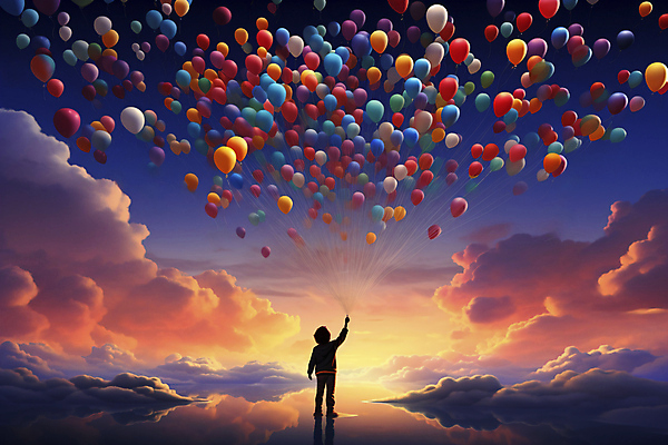 JPG 전신 편집이미지 남자 어린이 여행 배낭 하늘 한명 소년 노을 희망 꿈 자유 비행 잡기 풍선 소년한명만 이미지편집 편집실사 AI컴퓨터그래픽 AI콘텐츠 자연요소 1 감정 컨셉 가방 모션 사람 CG 남자한명만 소년만 파일형식