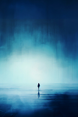 JPG 편집이미지 여자 실루엣 그림자 한명 사람 성인 파란색 반사 어둠 번짐 우울감 성인여자한명만 이미지편집 편집실사 1 감정 컬러 촬영기법 CG 여자한명만 성인여자만 파일형식 효과