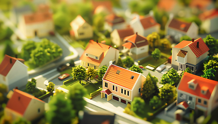 JPG 나무 편집이미지 도로 자동차 주택 사람없음 빛 모형 마을 미니어처 편집실사 AI포토 AI콘텐츠 식물 길 육상교통 교통시설 건물 CG 파일형식