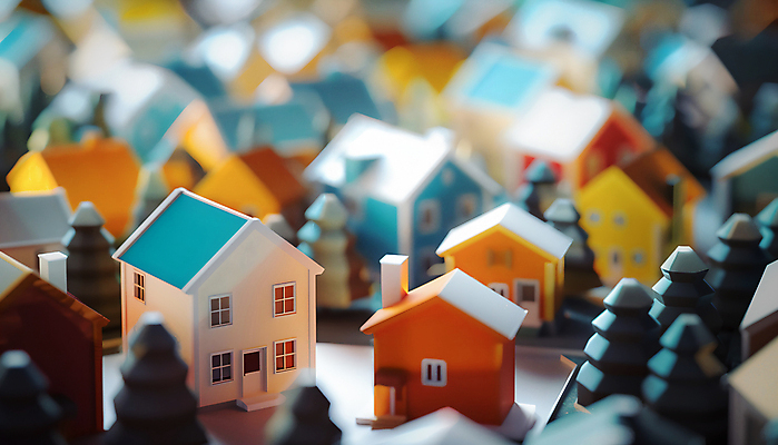 JPG 나무 편집이미지 주택 사람없음 빛 모형 미니어처 편집실사 AI포토 AI콘텐츠 식물 건물 CG 파일형식