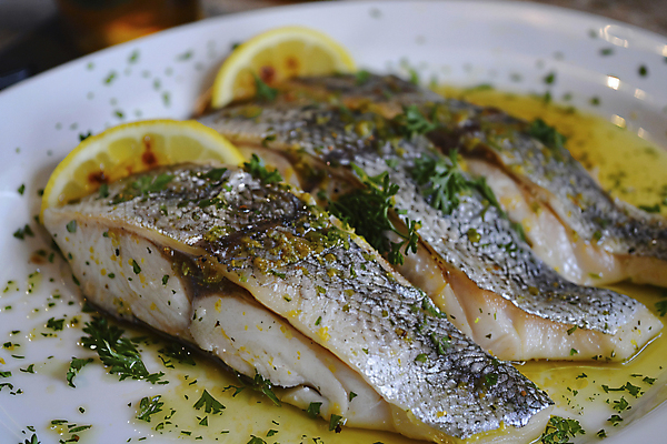 JPG 편집이미지 접시 조각 식재료 파슬리 요리 사람없음 봄 레몬 디지털합성 생선요리 도미 생선구이 제철음식 편집실사 AI포토 AI콘텐츠 식기 계절 음식 채소 과일 어류 구이 CG 제철 파일형식