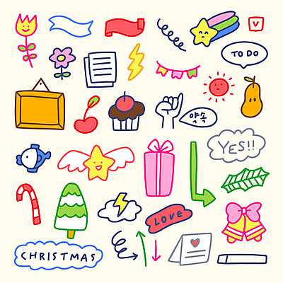 꽃 화살표 별 액자 스티커 크리스마스 과일 일러스트 지팡이 나뭇잎 선물 어류 사람없음 태양 크리스마스트리 종 낙서 유성 컵케이크 편지 체크표시 약속 손그림 머핀 손모양 서양배 가랜드 번개모양 크리스마스지팡이 선박 다꾸 구름운 국내일러스트 AI파일 자연요소 모양 식물 기념일 빵 수상교통 잎 케이크 한자 수중동물 배_과일 번개 확인 파티용품 신조어 약어 파일형식 벡터 손_신체부위