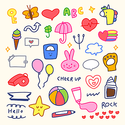 알파벳 화살표 별 커피 나비 말풍선 스티커 일러스트 우산 공 열쇠 아이스크림 사람없음 물감 하트 토끼 말_동물 네잎클로버 맥박 낙서 호루라기 체중계 발바닥 손그림 풍선 다꾸 국내일러스트 AI파일 자연요소 모양 식물 영어 음료 곤충 포유류 의학 발 디저트 반려동물 미술도구 클로버 신조어 약어 파일형식 벡터