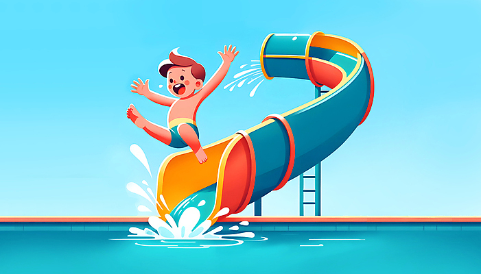 JPG 전신 남자 수영복 행복 어린이 백그라운드 일러스트 물놀이 레저 휴식 수영장 건강 한명 웃음 안전 소년 파란색 여름휴가 수영 만세 미끄럼틀 디지털합성 튀는물 소년한명만 편집소스 국내일러스트 AI일러스트 AI콘텐츠 1 옷 감정 컬러 컨셉 모션 놀이 휴가 표정 사람 수상스포츠 놀이기구 액체표현 스플래쉬 남자한명만 소년만 파일형식 여름_계절