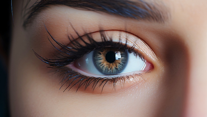 JPG 편집이미지 여자 한명 성인 신체부위 눈동자 안구 의료성형뷰티 성인여자한명만 홍채인식 얼굴인식 편집실사 AI인물포토 AI콘텐츠 1 사람 눈_신체부위 CG 생체인식기술 여자한명만 성인여자만 파일형식 AI포토