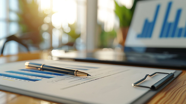 JPG 편집이미지 비즈니스 사람없음 노트북 사무실 볼펜 사무용품 오브젝트 문서 서류판 편집실사 AI포토 AI콘텐츠 문구용품 전자제품 펜 CG 파일형식