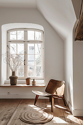 JPG 편집이미지 의자 사람없음 인테리어 햇빛 꽃병 카펫 공간 나뭇가지 분위기 창가 나무바닥 드라이플라워 구성 킨포크 차분 편집실사 AI포토 AI콘텐츠 나무 디자인 꽃 가구 컨셉 창문 바닥 태양 CG 파일형식