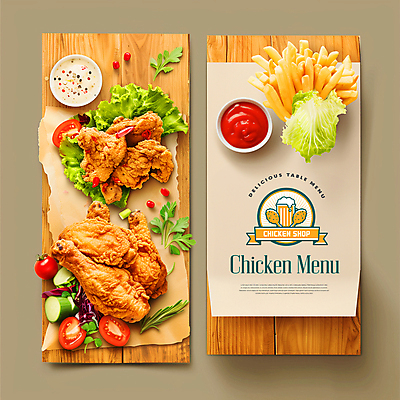 PSD 편집이미지 백그라운드 토마토 포장 탁자 오이 타이포그라피 사람없음 세트 치킨 감자튀김 신선 소스 메뉴 야식 로즈메리 이미지편집 문자 가구 채소 감자 튀김 양념 허브 닭고기요리 파일형식