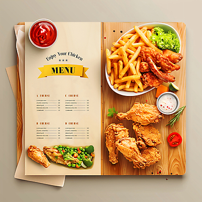 PSD 편집이미지 백그라운드 토마토 포장 탁자 타이포그라피 사람없음 세트 치킨 당근 감자튀김 신선 소스 브로콜리 메뉴 야식 로즈메리 이미지편집 문자 가구 채소 감자 뿌리채소 튀김 양념 허브 닭고기요리 파일형식