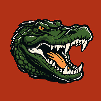 일러스트 사람없음 빨간색 머리 자신감 치아 심볼 악어 국내일러스트 AI파일 감정 컬러 파충류 신체부위 소화기관 파일형식 벡터