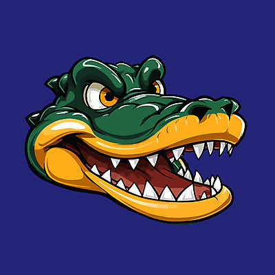 캐릭터 일러스트 사람없음 파란색 머리 자신감 치아 심볼 악어 일러캐릭터 AI파일 감정 컬러 파충류 신체부위 소화기관 파일형식 벡터