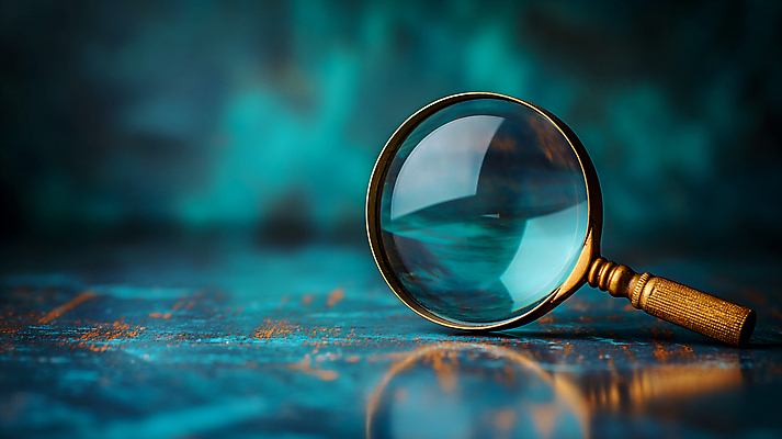 JPG 편집이미지 돋보기 사람없음 오브젝트 청록색 카피스페이스 편집실사 AI포토 AI콘텐츠 컬러 공백 CG 파일형식