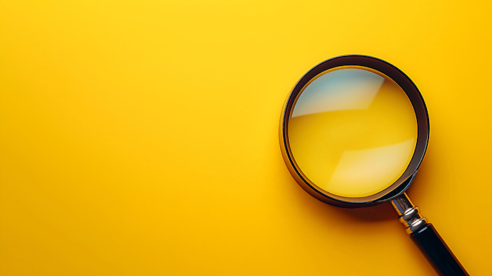 JPG 편집이미지 돋보기 사람없음 노란색 오브젝트 카피스페이스 편집실사 AI포토 AI콘텐츠 컬러 공백 CG 파일형식