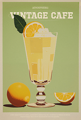 PSD 편집이미지 포스터 음료 조각 단면 잔 사람없음 여름 노란색 카페 빈티지 레몬 레모네이드 허브 복고 슬라이스 감성 이미지편집 식물 식기 계절 컬러 컨셉 과일 상점 에이드 파일형식