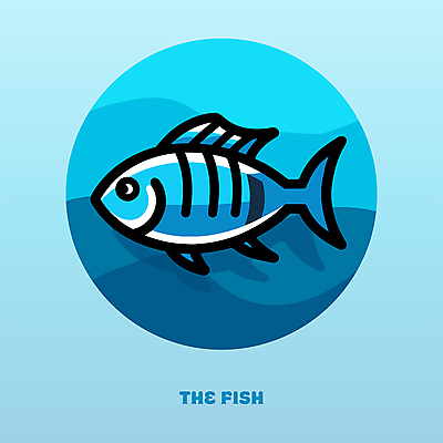 바다 백그라운드 일러스트 자연 그림자 어류 타이포그라피 사람없음 물 파란색 수중 원형 시원함 국내일러스트 AI파일 자연요소 도형 문자 컬러 수중동물 생태계 파일형식 벡터