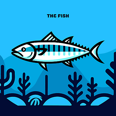 바다 백그라운드 일러스트 자연 어류 타이포그라피 사람없음 물 파란색 수중 해조류 산호 시원함 국내일러스트 AI파일 자연요소 문자 컬러 수중동물 해양식물 자포동물 생태계 파일형식 벡터