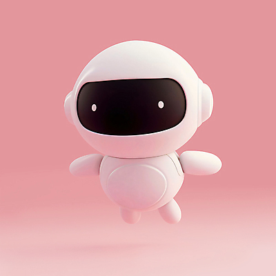 PSD 아이콘 캐릭터 분홍색 과학 미래 사람없음 3D아이콘 3D 귀여움 로봇 디지털합성 첨단과학 편집소스 AI_인공지능 컬러 컨셉 파일형식