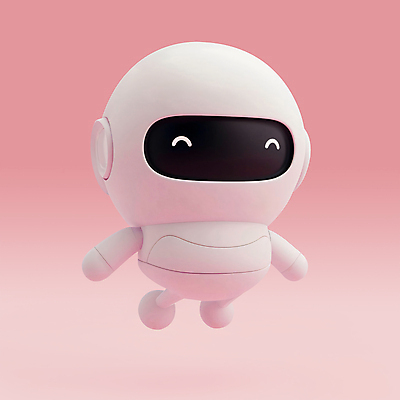 PSD 아이콘 캐릭터 분홍색 과학 미래 웃음 사람없음 3D아이콘 3D 로봇 디지털합성 첨단과학 편집소스 AI_인공지능 컬러 컨셉 표정 파일형식