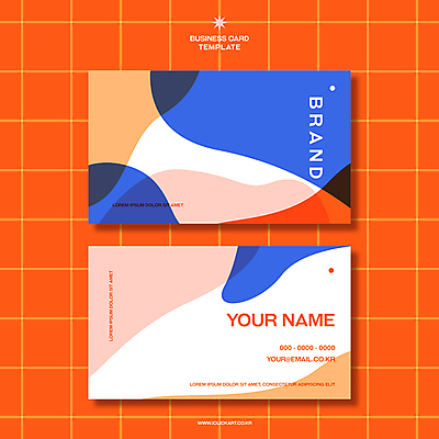 도형 디자인 일러스트 비즈니스 명함 타이포그라피 사람없음 그래픽 파란색 세트 격자 카피스페이스 미니멀 국내일러스트 AI파일 문자 컬러 무늬 공백 파일형식 벡터