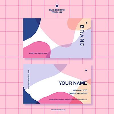 도형 디자인 분홍색 일러스트 비즈니스 명함 타이포그라피 사람없음 그래픽 세트 격자 카피스페이스 미니멀 국내일러스트 AI파일 문자 컬러 무늬 공백 파일형식 벡터