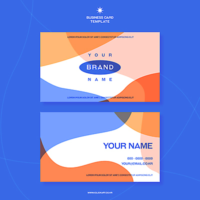 도형 디자인 일러스트 비즈니스 명함 타이포그라피 사람없음 그래픽 파란색 세트 카피스페이스 미니멀 국내일러스트 AI파일 문자 컬러 공백 파일형식 벡터