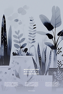 PSD 식물 편집이미지 디자인 포스터 화분 백그라운드 자연 실내 사람없음 장식 회색 분위기 이미지편집 컬러 컨셉 내부 생태계 파일형식