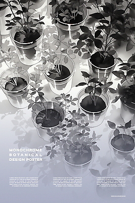 PSD 식물 편집이미지 디자인 포스터 화분 백그라운드 자연 실내 사람없음 장식 회색 분위기 이미지편집 컬러 컨셉 내부 생태계 파일형식