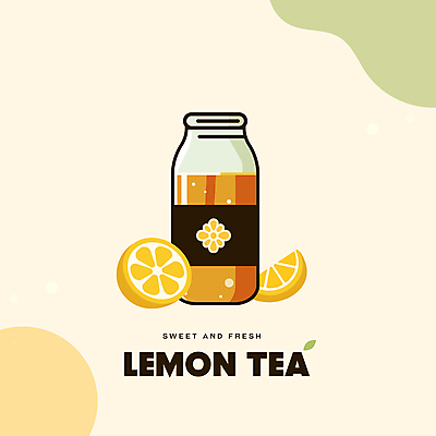 조각 백그라운드 일러스트 단면 타이포그라피 사람없음 노란색 달콤 병 레몬 탄산음료 레몬티 국내일러스트 AI파일 문자 식기 음료 컬러 과일 맛 탄산 파일형식 벡터