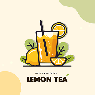 조각 백그라운드 잎 일러스트 단면 잔 빨대 타이포그라피 사람없음 노란색 달콤 레몬 탄산음료 레몬티 국내일러스트 AI파일 식물 문자 식기 음료 컬러 과일 맛 탄산 파일형식 벡터