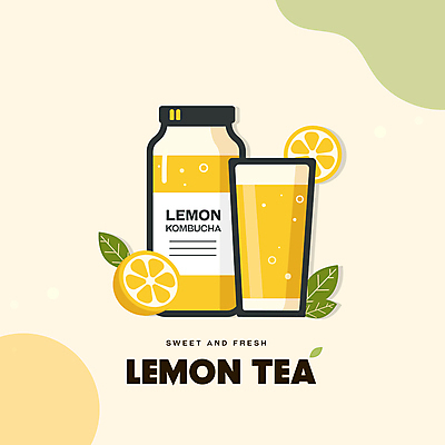 조각 백그라운드 잎 일러스트 단면 잔 타이포그라피 사람없음 노란색 달콤 병 레몬 탄산음료 레몬티 국내일러스트 AI파일 식물 문자 식기 음료 컬러 과일 맛 탄산 파일형식 벡터