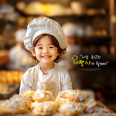 PSD 편집이미지 응시 남자 어린이 빵 백그라운드 미래 요리사모자 한명 미소 소년 상반신 타이포그라피 앞치마 꿈 빵집 즐거움 빵모자 제빵사 의료성형뷰티 소년한명만 이미지편집 직업 문자 모자_잡화 1 시선 감정 음식 컨셉 표정 사람 상점 요리사 남자한명만 소년만 파일형식