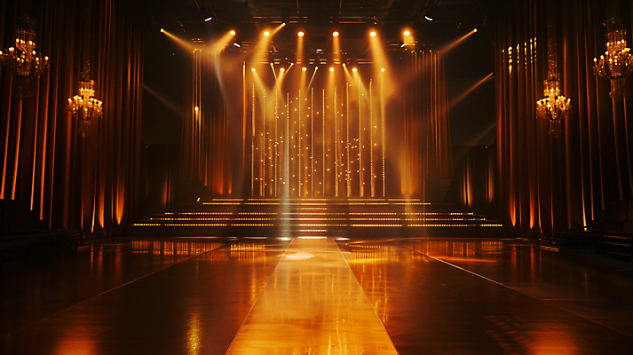 JPG 편집이미지 조명 실내 사람없음 인테리어 노란색 공연 무대 디지털합성 오페라 오페라극장 카피스페이스 편집실사 AI포토 AI콘텐츠 디자인 컬러 이벤트 내부 공백 극장 CG 파일형식