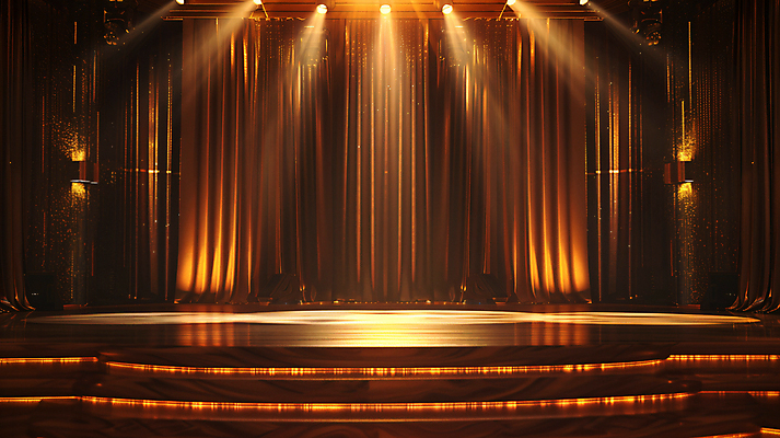 JPG 편집이미지 조명 실내 사람없음 인테리어 노란색 공연 무대 디지털합성 오페라 오페라극장 카피스페이스 편집실사 AI포토 AI콘텐츠 디자인 컬러 이벤트 내부 공백 극장 CG 파일형식