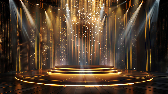 JPG 편집이미지 조명 실내 사람없음 인테리어 노란색 공연 무대 디지털합성 오페라 오페라극장 카피스페이스 편집실사 AI포토 AI콘텐츠 디자인 컬러 이벤트 내부 공백 극장 CG 파일형식