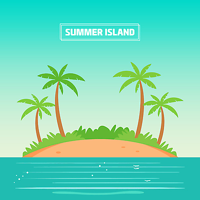 물결 바다 섬 일러스트 하늘 휴가 잔디 타이포그라피 사람없음 여름 파란색 야자수 평화 카피스페이스 국내일러스트 AI파일 나무 식물 문자 계절 컬러 컨셉 공백 파일형식 벡터