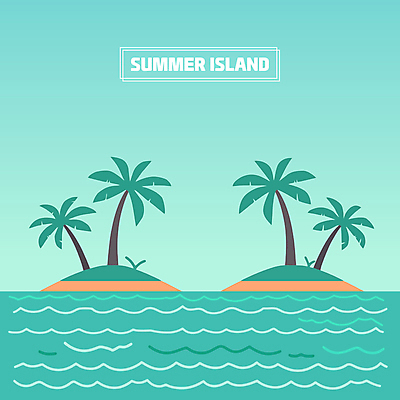 물결 바다 섬 일러스트 하늘 휴가 잔디 타이포그라피 사람없음 여름 파란색 야자수 평화 카피스페이스 국내일러스트 AI파일 나무 식물 문자 계절 컬러 컨셉 공백 파일형식 벡터