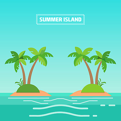 물결 바다 섬 일러스트 하늘 휴가 잔디 타이포그라피 사람없음 여름 파란색 야자수 평화 카피스페이스 국내일러스트 AI파일 나무 식물 문자 계절 컬러 컨셉 공백 파일형식 벡터