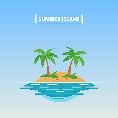 물결 바다 섬 일러스트 하늘 휴가 잔디 타이포그라피 사람없음 여름 파란색 야자수 평화 카피스페이스 국내일러스트 AI파일 나무 식물 문자 계절 컬러 컨셉 공백 파일형식 벡터