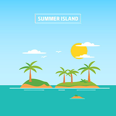 구름 물결 바다 섬 일러스트 하늘 휴가 잔디 타이포그라피 사람없음 여름 파란색 야자수 태양 평화 카피스페이스 국내일러스트 AI파일 자연요소 나무 식물 문자 계절 컬러 컨셉 공백 파일형식 벡터