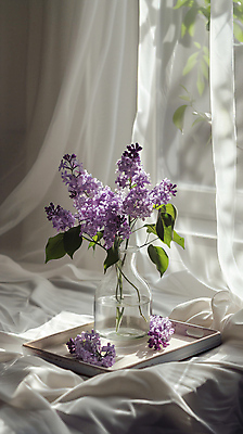 JPG 편집이미지 꽃 백그라운드 잎 창문 쟁반 실내 사람없음 물 인테리어 꽃병 봄 공간 커튼 우아함 천 편집실사 AI포토 AI콘텐츠 자연요소 식물 디자인 계절 컨셉 내부 직물 CG 파일형식