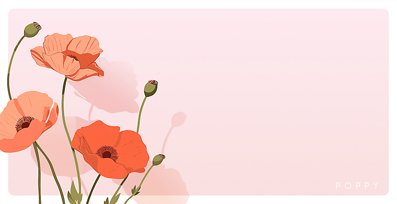 포스터 분홍색 일러스트 프레임 사람없음 여름 봄 우아함 오브젝트 양귀비 카피스페이스 국내일러스트 AI파일 카드프레임 계절 꽃 컬러 컨셉 공백 파일형식 벡터