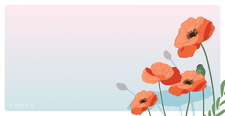 포스터 일러스트 프레임 사람없음 여름 파란색 봄 우아함 오브젝트 양귀비 카피스페이스 국내일러스트 AI파일 카드프레임 계절 꽃 컬러 컨셉 공백 파일형식 벡터