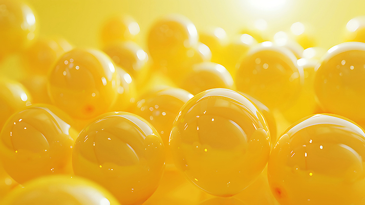 JPG 편집이미지 공 사람없음 반사 노란색 공간 질감 광 편집실사 AI포토 AI콘텐츠 컬러 CG 파일형식